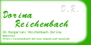 dorina reichenbach business card